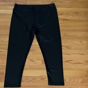 RUNWAY Ready Leather Look Leggings